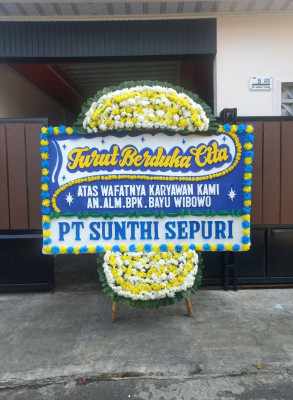 Papan Bunga Duka di Talun
